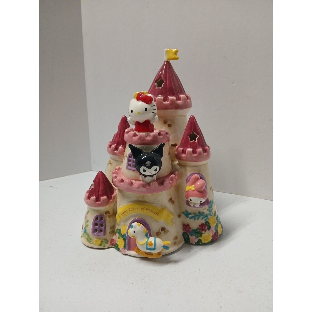 Blue Sky Clayworks Hello Kitty and‎ Friends Castle Candle House #23500 - New
